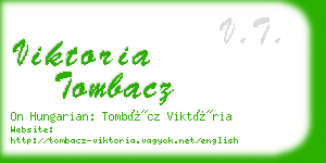 viktoria tombacz business card